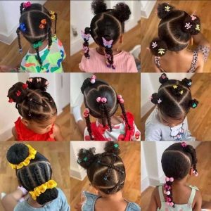 Coiffure Petite Fille Afro 54 Modeles Simple A Realiser